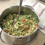 tabule: salat c bulgur i zelenju